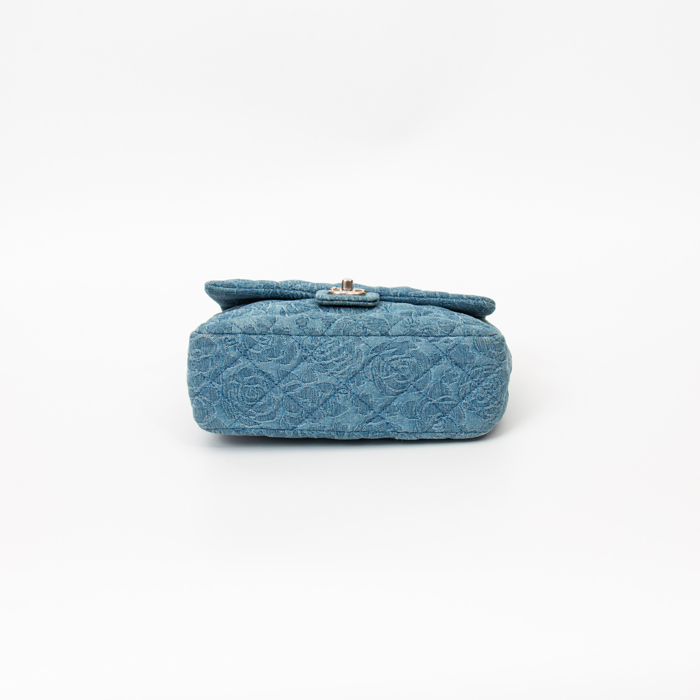 Chanel Single Flap Denim Blue Bag with Silver Hardware NX8X44H8 – Image 5