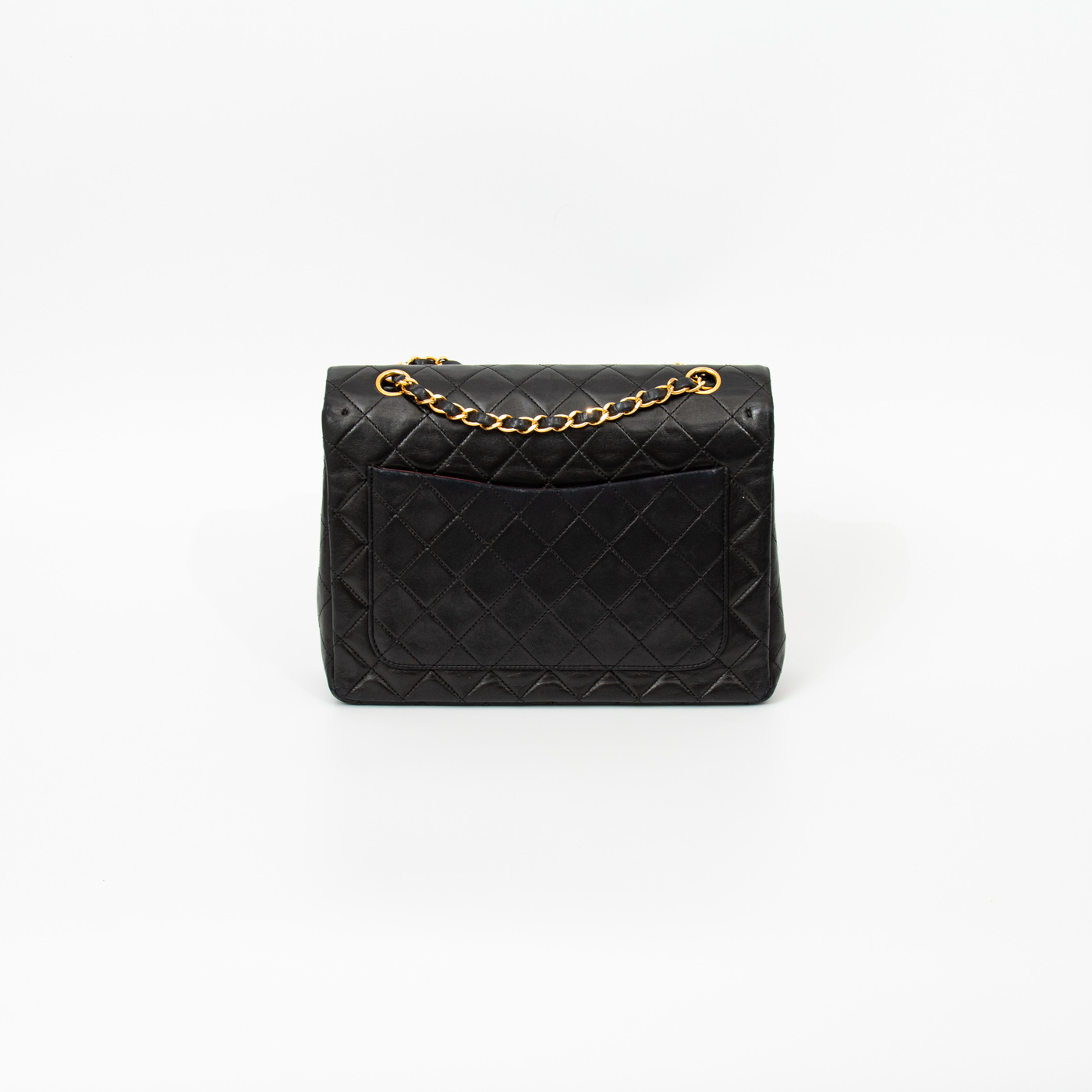 Sac Chanel Double Flap Square Vintage Noir 1989–1991 1419748 – Image 4