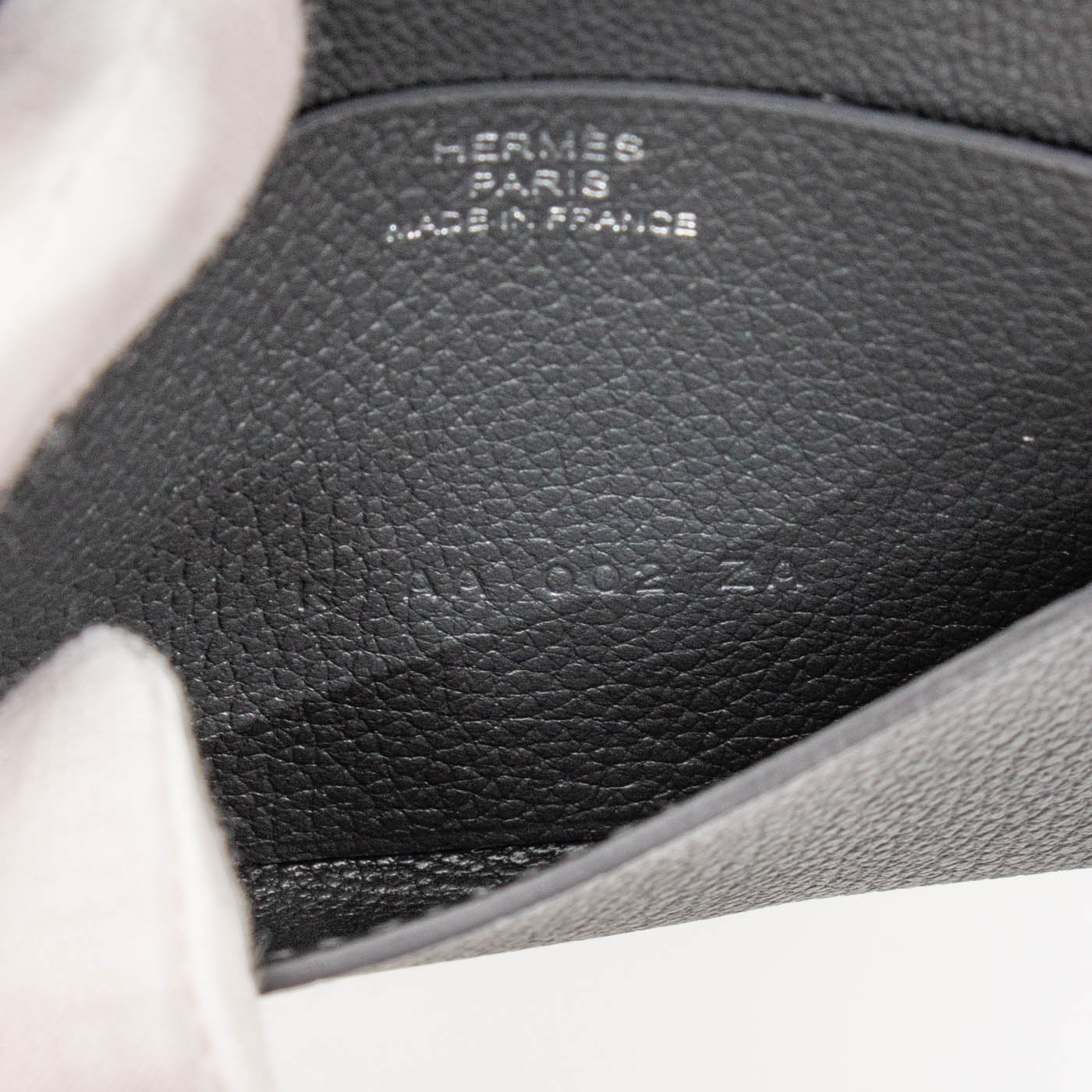 Hermès R.M.S. Kartenetui Portemonnaie Leder Grau – Bild 5