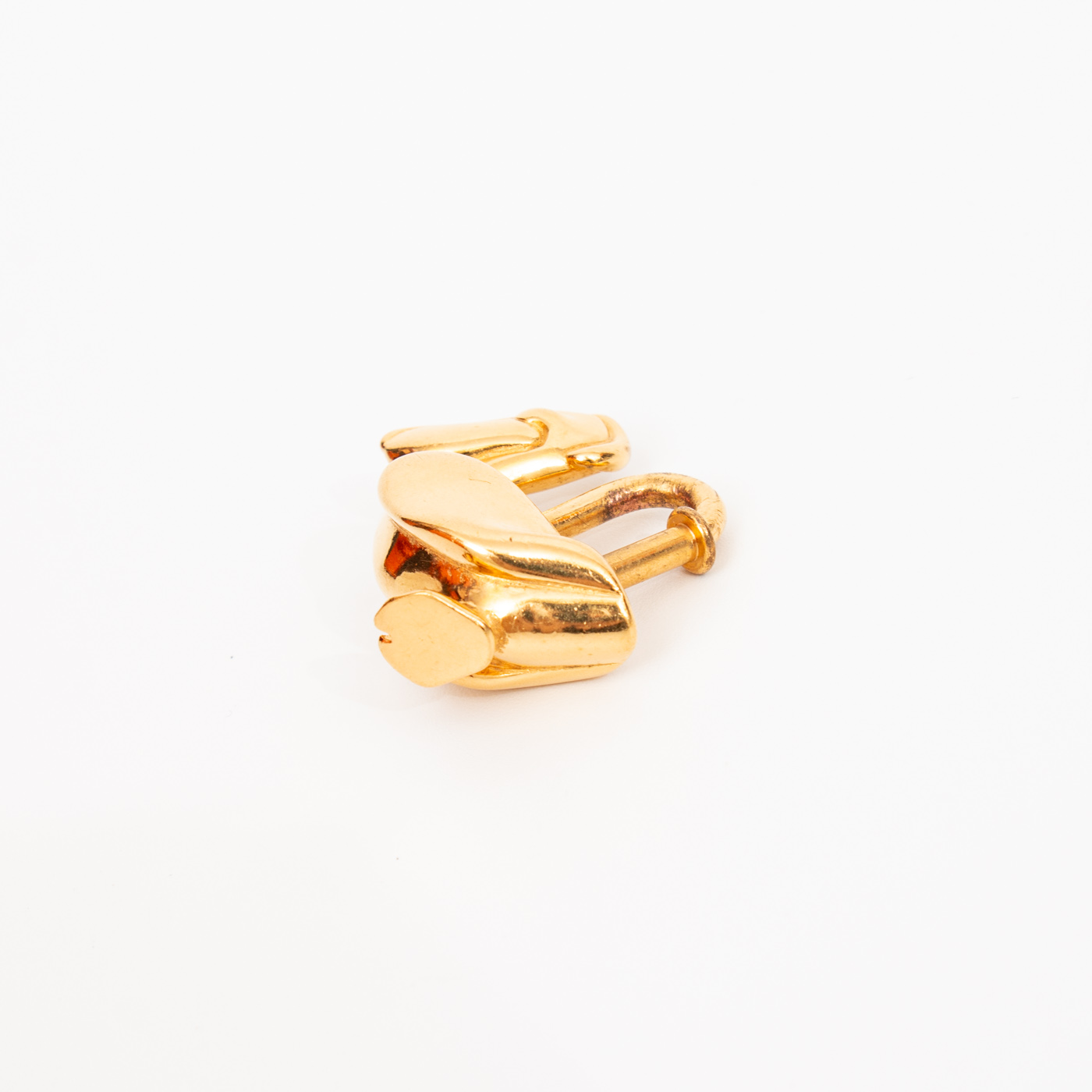Pendentif Hermès Pélican Cadena Cadena en or vintage 1992 – Image 3