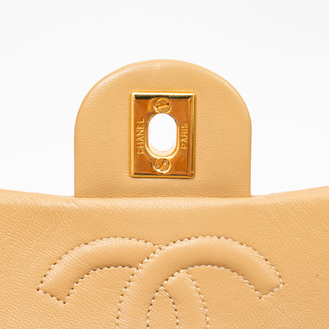 Bolso de mano Chanel Mini Square Single Flap 17 de piel de cordero 1989–1991 1632769 – Imagen 9
