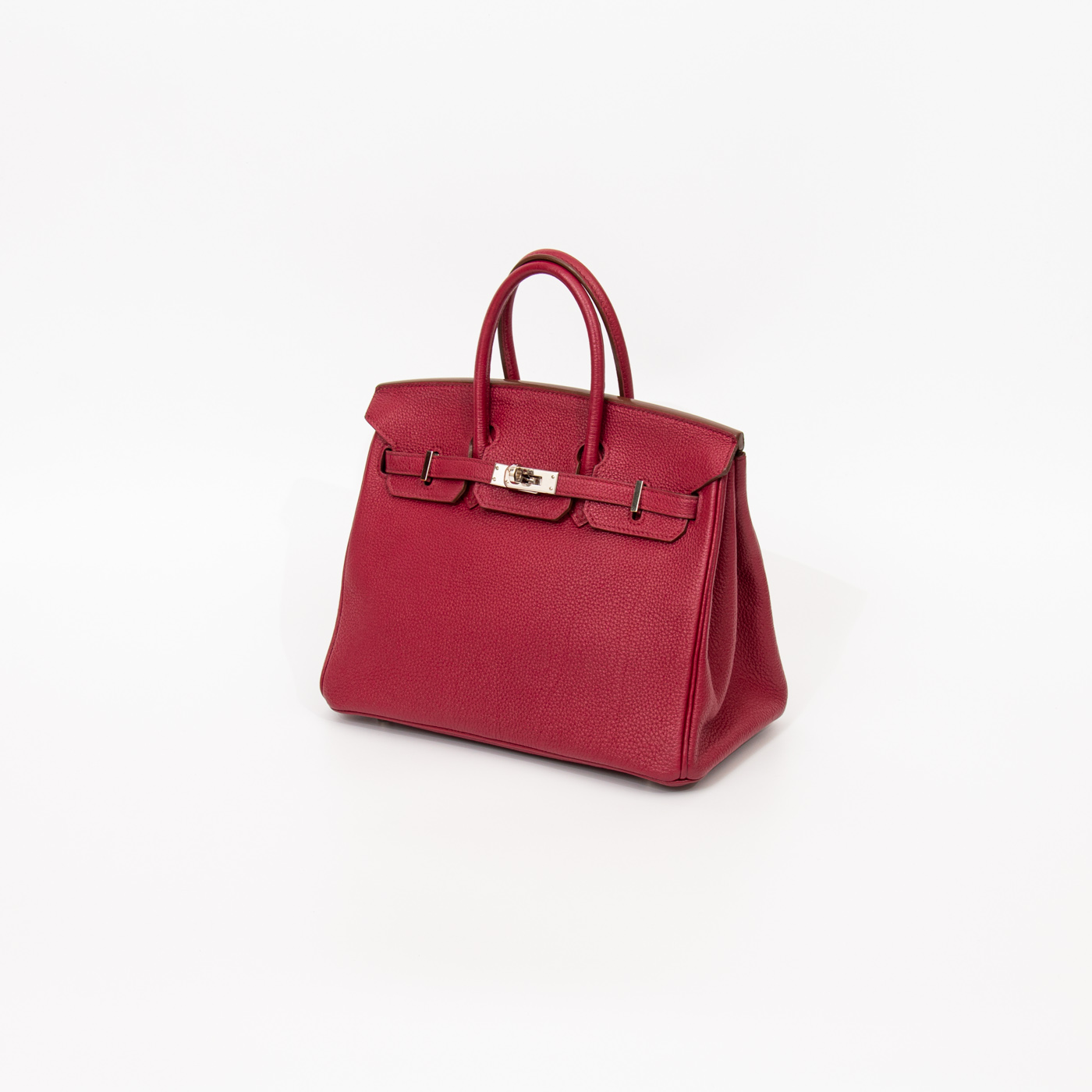 Hermès Birkin 25 Retourne Togo Tosca Red handbag with palladium hardware 2015 – Image 2