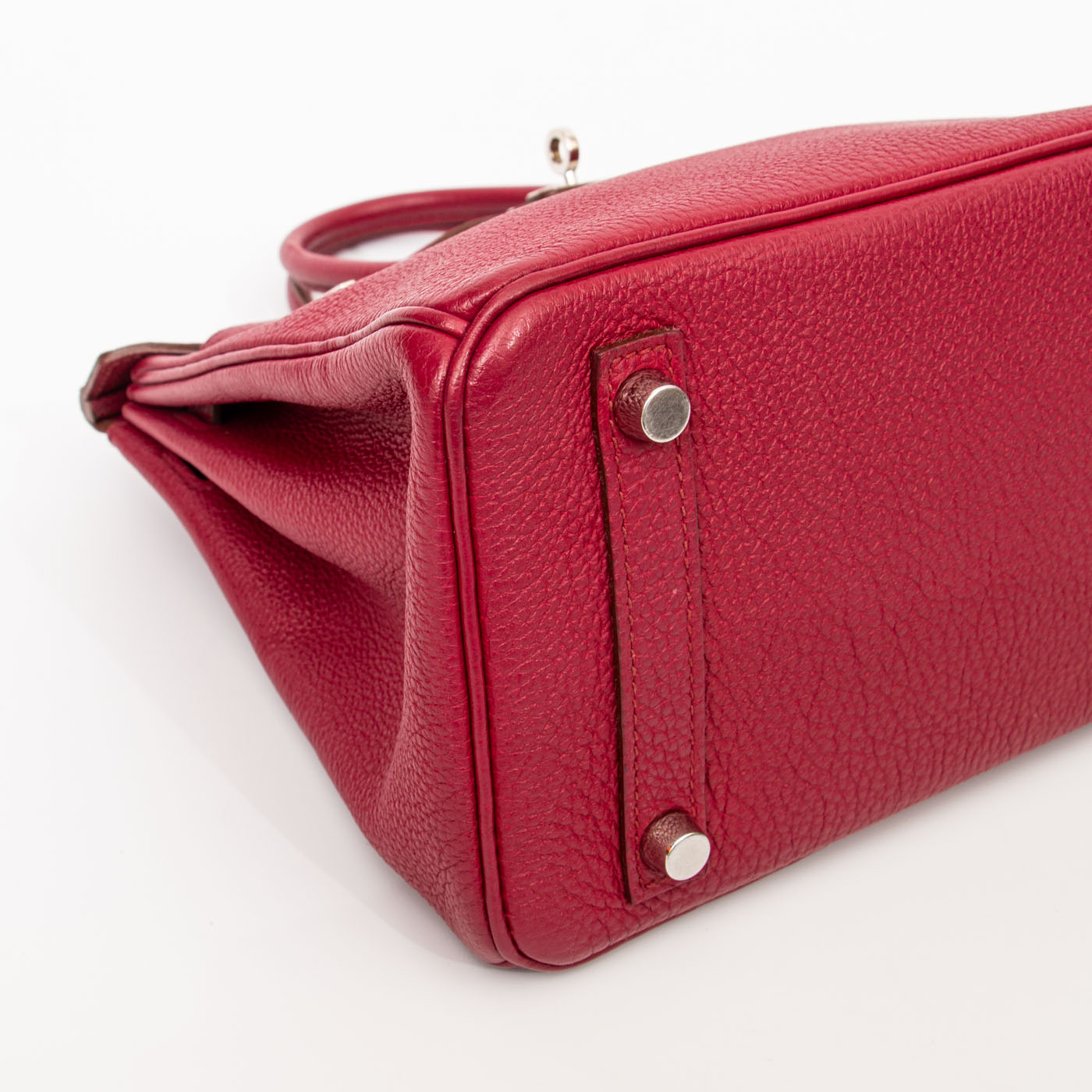 Hermès Birkin 25 Retourne Togo Tosca Red handbag with palladium hardware 2015 – Image 8