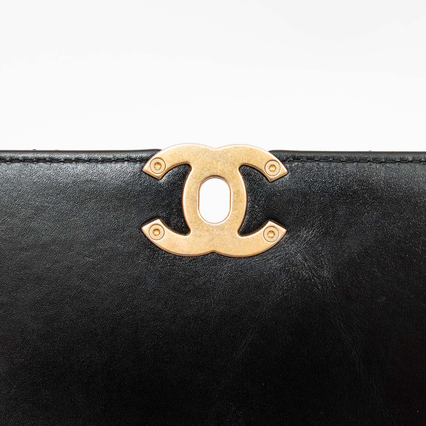 Chanel Tasche Lambskin Schwarz Mit Goldener Hardware K5JJPUK6 – Bild 10