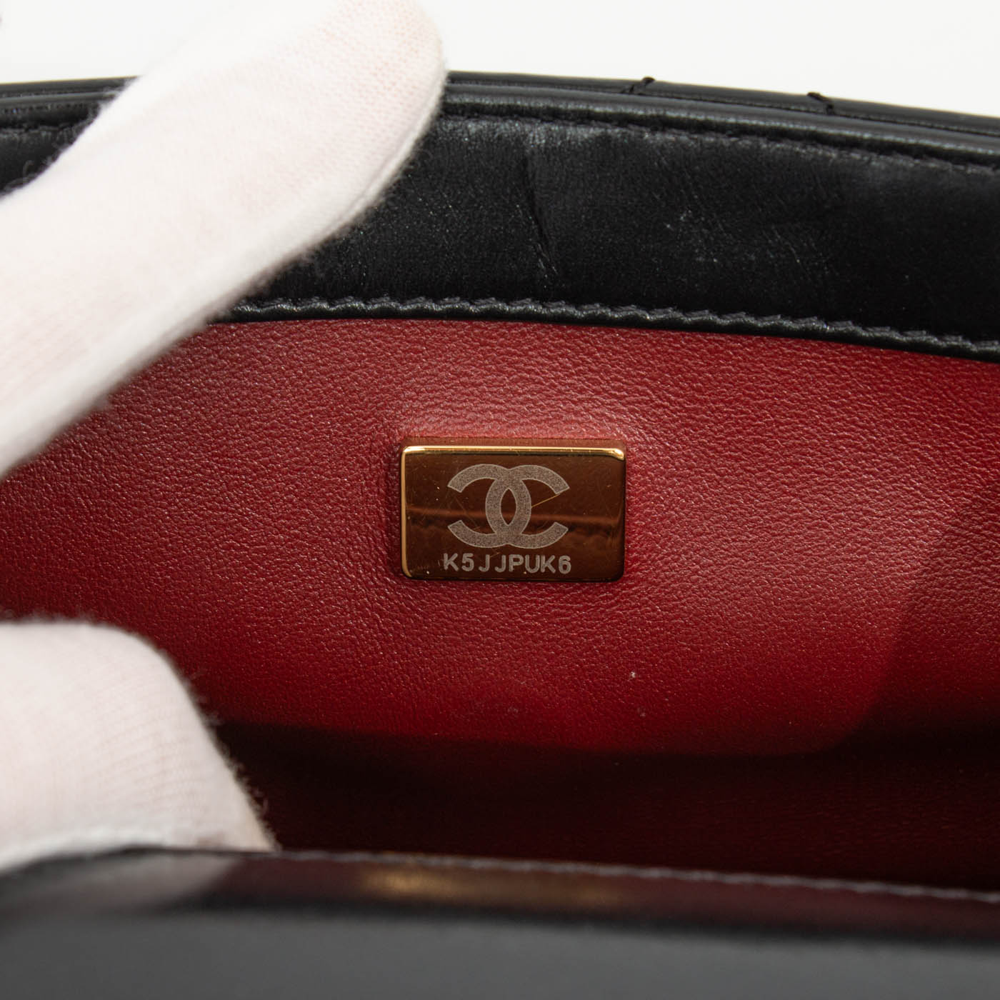 Chanel Tasche Lambskin Schwarz Mit Goldener Hardware K5JJPUK6 – Bild 12