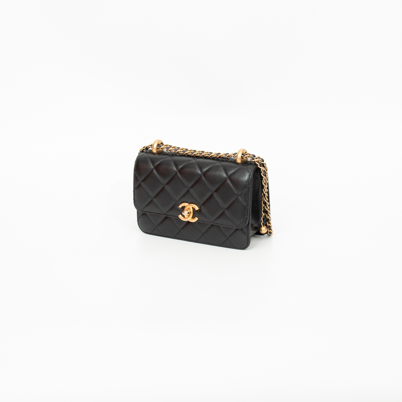 Chanel Tasche Lambskin Schwarz Mit Goldener Hardware K5JJPUK6 – Bild 2
