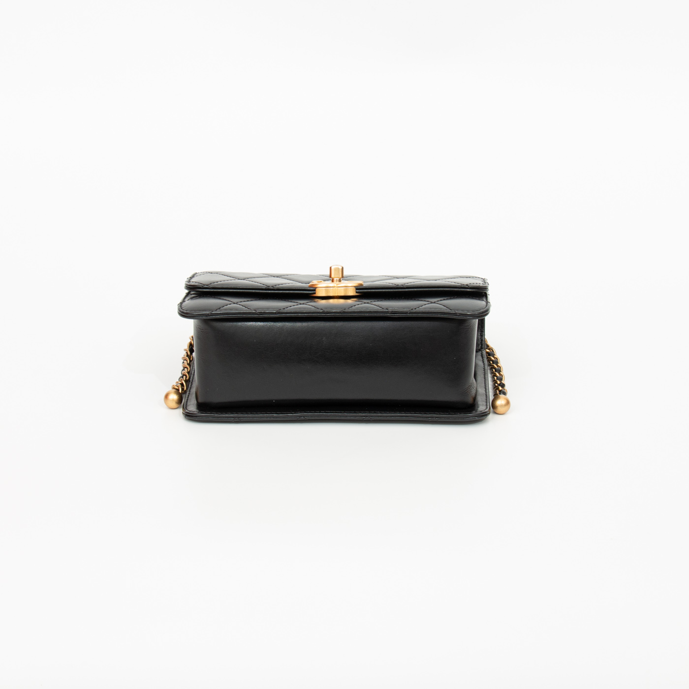Chanel Tasche Lambskin Schwarz Mit Goldener Hardware K5JJPUK6 – Bild 5