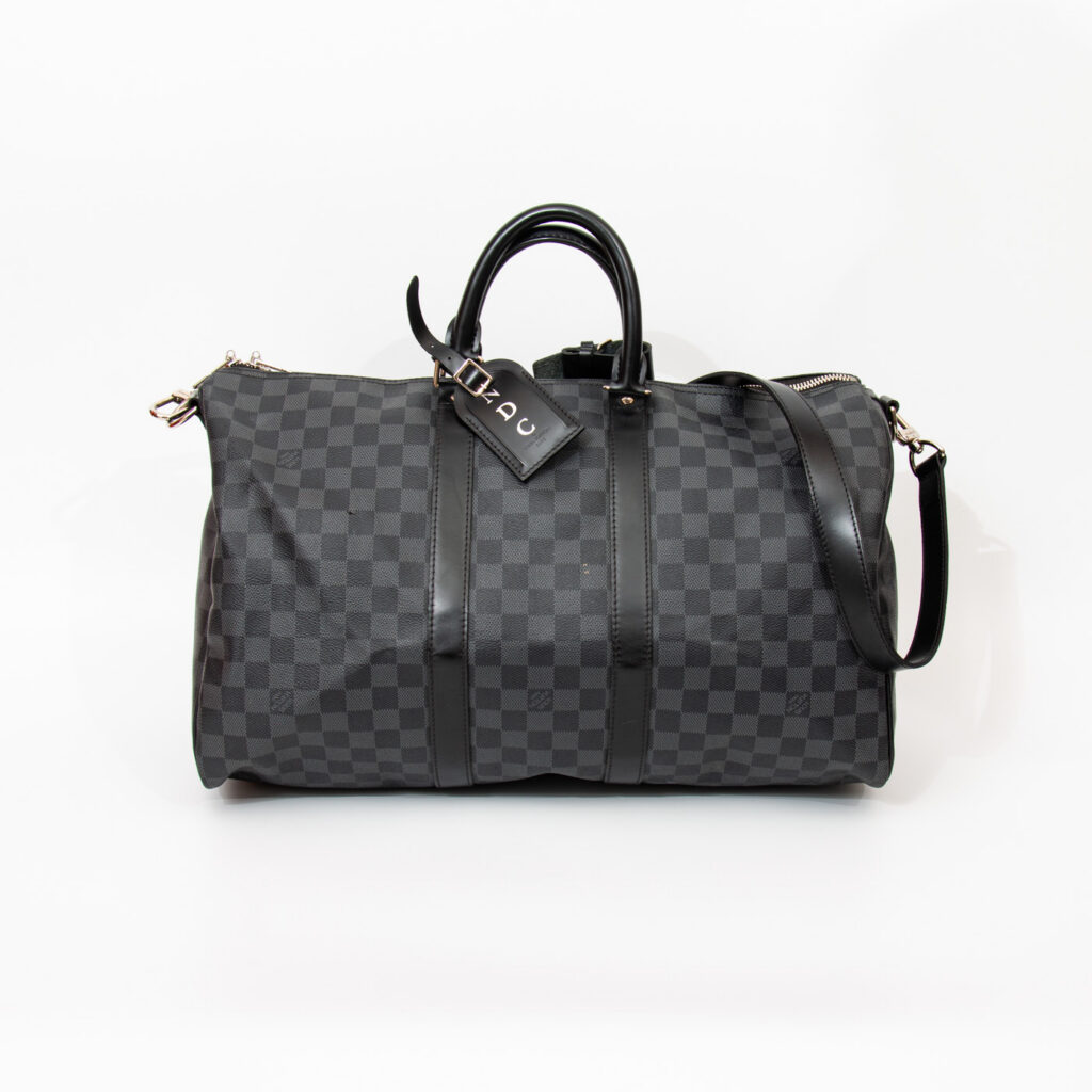 Sac Louis Vuitton Keepall Bandouliere 45 Damier Graphite Toile 2016 MB0126
