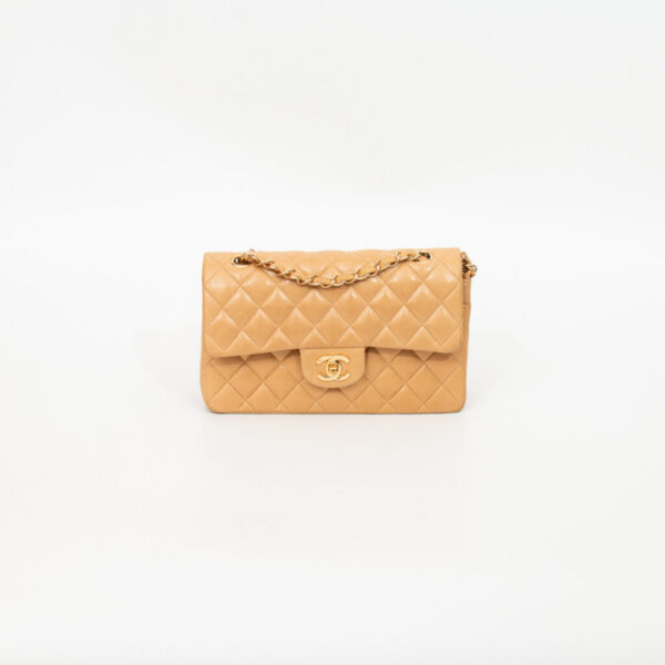 Sac Chanel Timeless Double Flap Beige 2003-2004 8836911