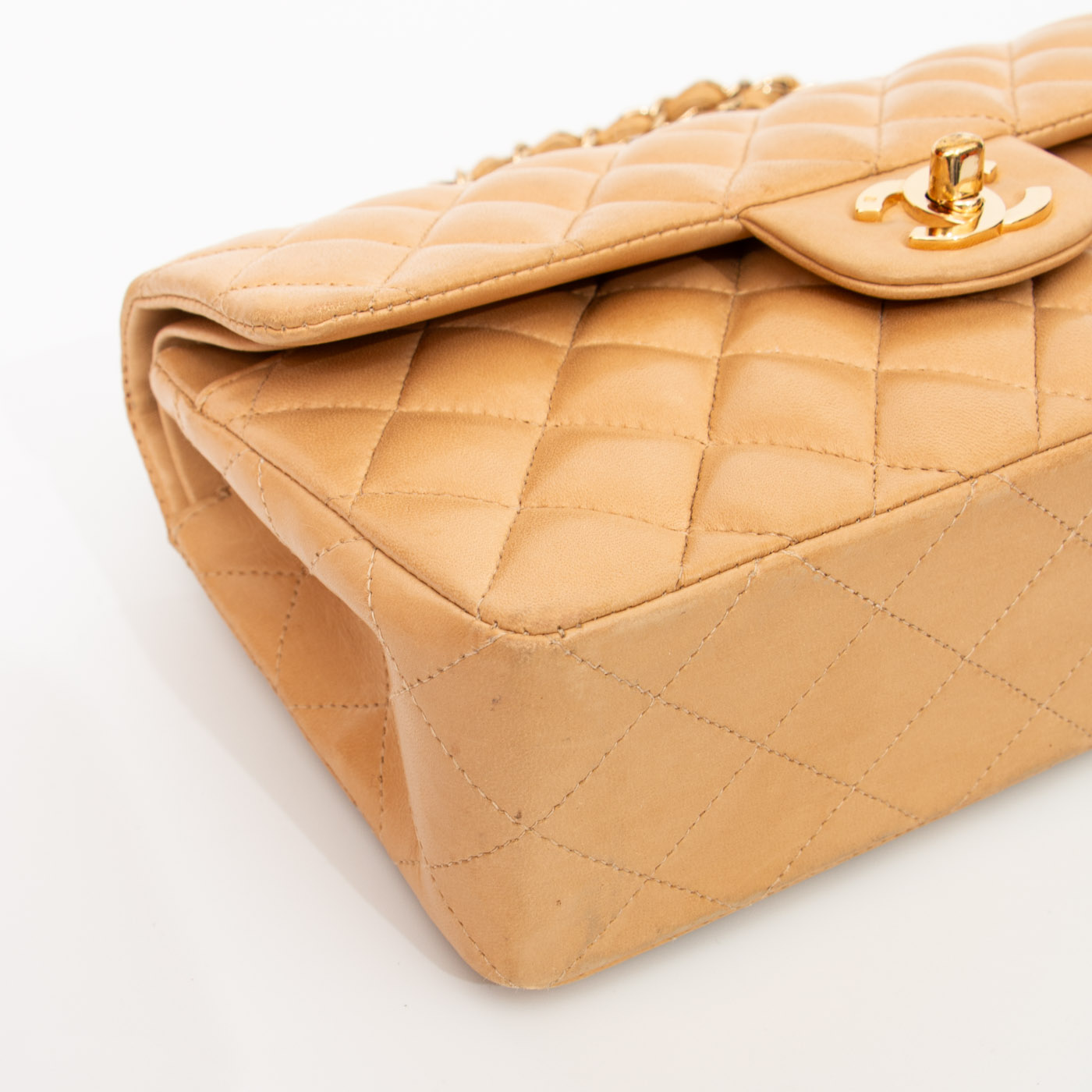 Chanel Tasche Timeless Double Flap Beige 2003–2004 8836911 – Bild 10
