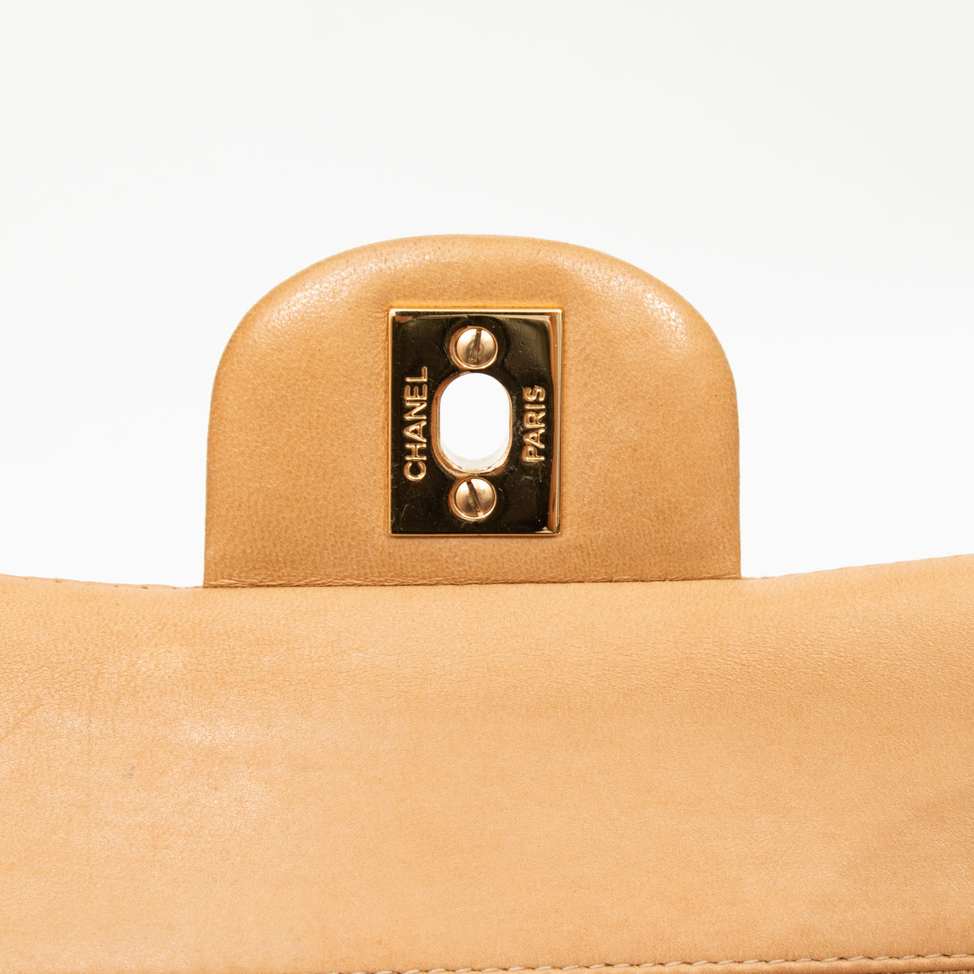 Chanel Tasche Timeless Double Flap Beige 2003–2004 8836911 – Bild 11