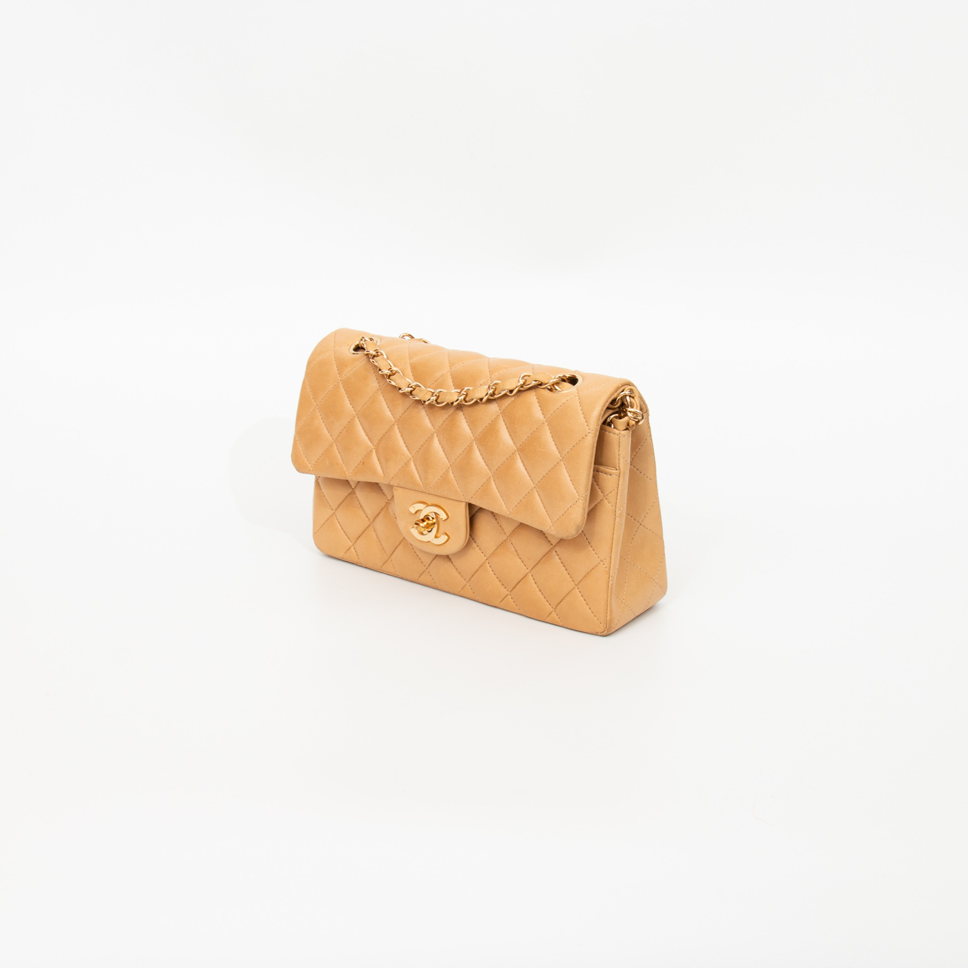 Chanel Tasche Timeless Double Flap Beige 2003–2004 8836911 – Bild 2