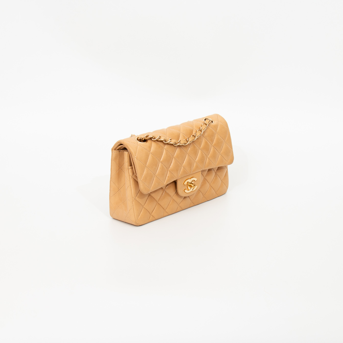 Chanel Tasche Timeless Double Flap Beige 2003–2004 8836911 – Bild 3