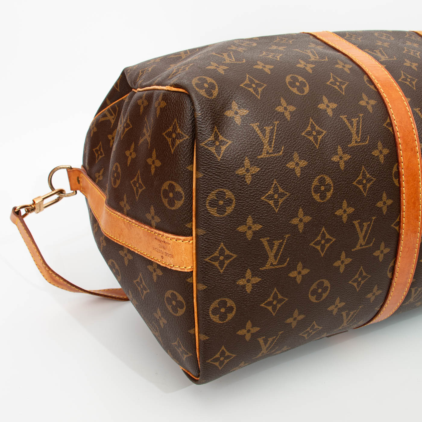 Sac Louis Vuitton Keepall 50 Monogram en toile marron 1994 VI0954 – Image 7