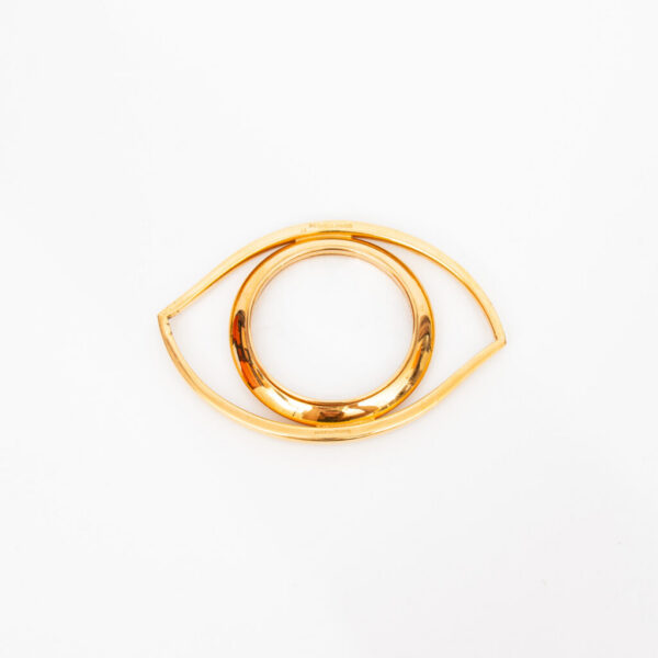 Hermès OEil de Cléopatre Loupe Or Vintage