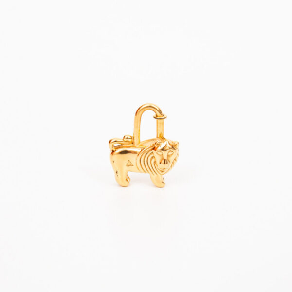 Breloque Hermès Cadena Lion Lock Or 1997
