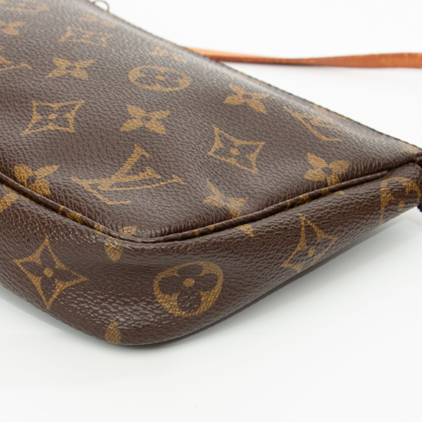 Louis Vuitton Tasche Monogram Pochette Accessoires Canvas Braun 2000 SL1020 – Bild 7