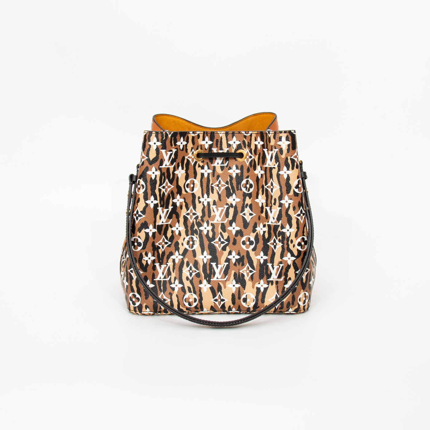 Sac cabas Louis Vuitton NéoNoé MM Jungle Caramel Edition à imprimé animal – Image 4
