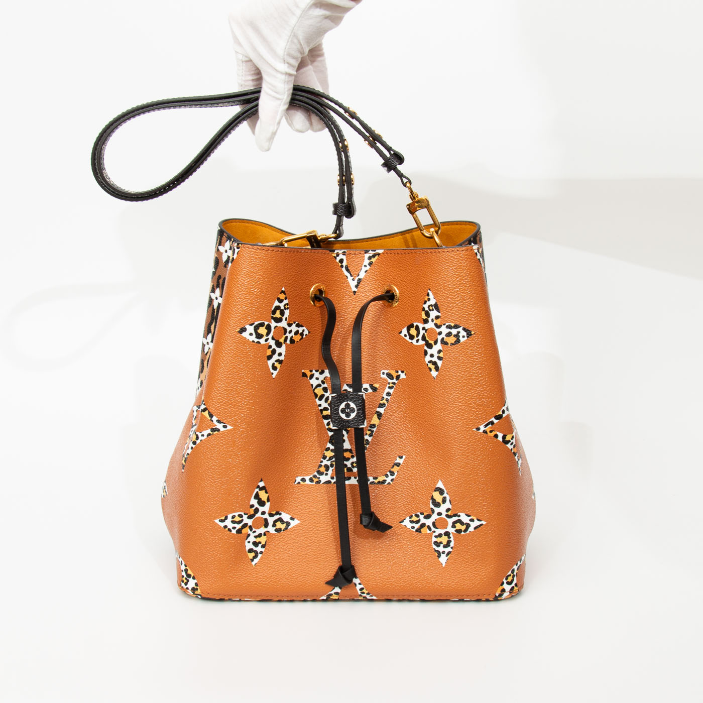 Sac cabas Louis Vuitton NéoNoé MM Jungle Caramel Edition à imprimé animal – Image 6