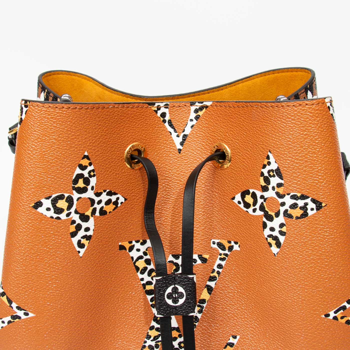 Sac cabas Louis Vuitton NéoNoé MM Jungle Caramel Edition à imprimé animal – Image 7
