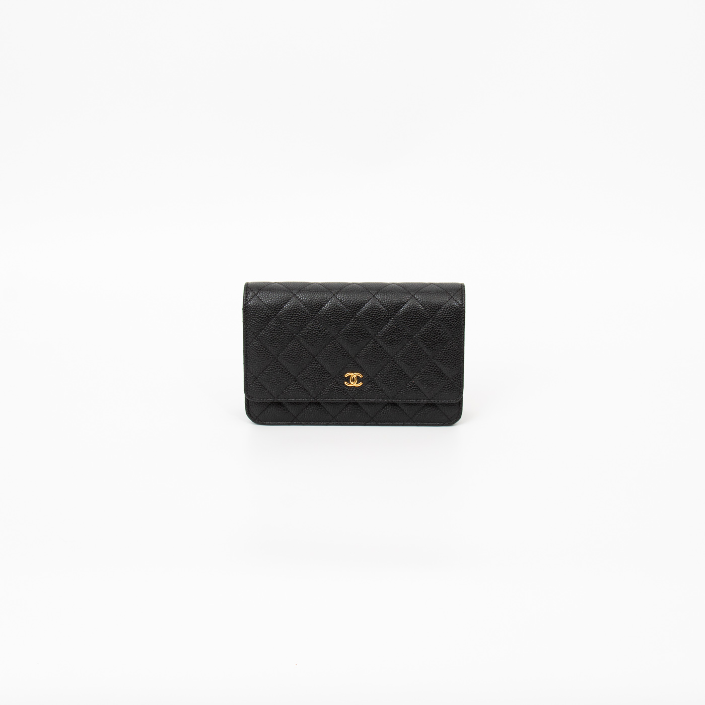 Chanel Wallet on Chain Tasche Caviar Schwarz Mit Goldener Hardware 2016–2017 23029569