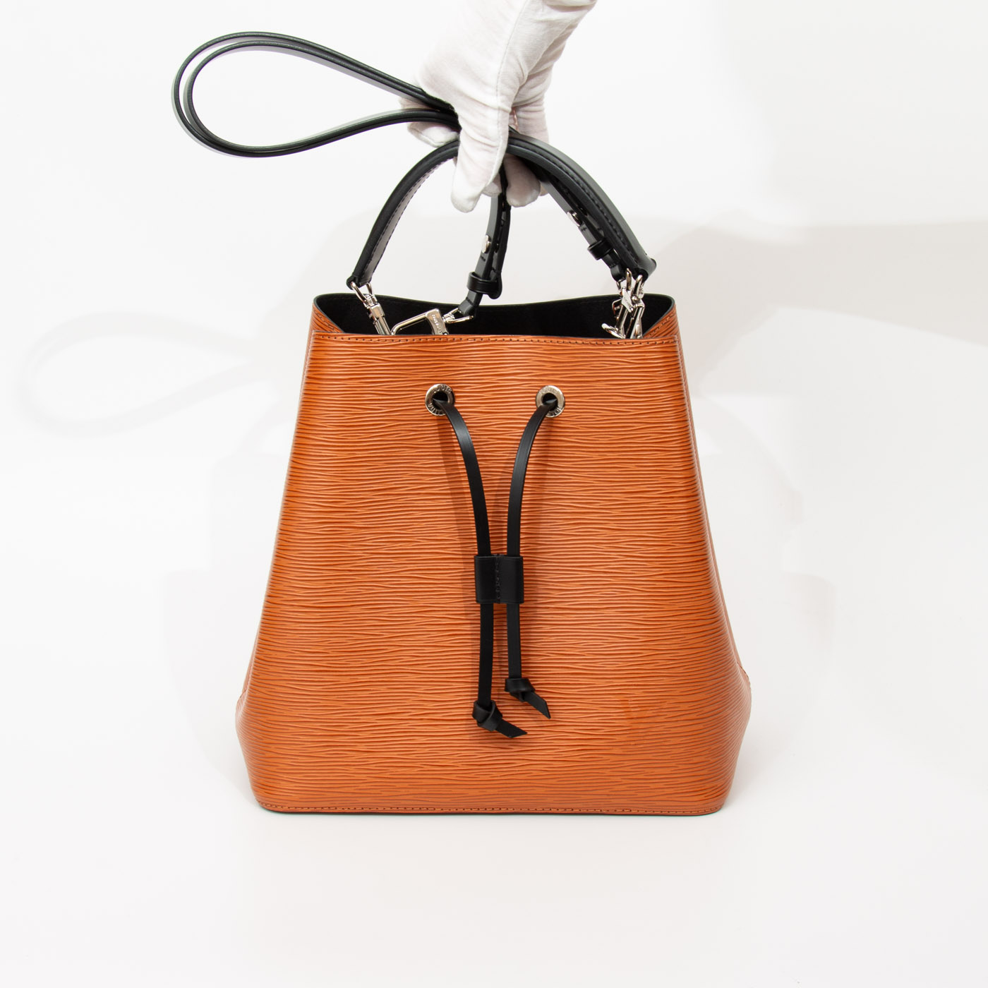 Louis Vuitton NéoNoé MM Cipango Epi Leather Bag Orange – Image 6