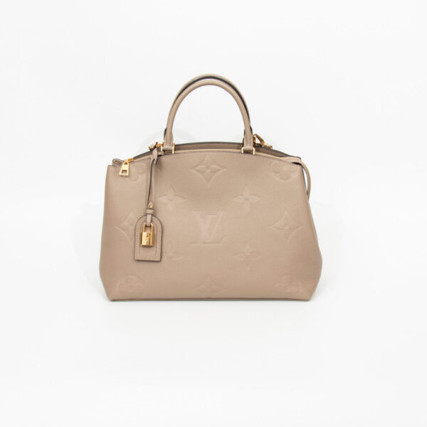Louis Vuitton Grand Palais MM Monogram Empreinte in Greige