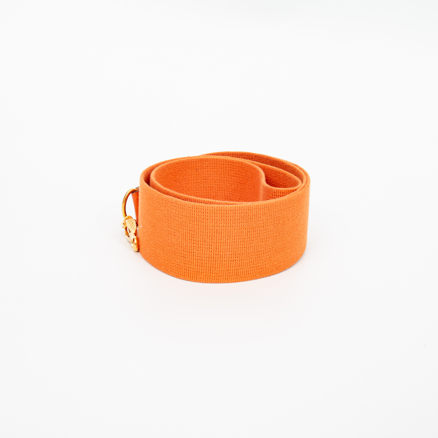 Hermès Sangle Cavale Bandoulière en cuir Swift orange 109 cm – Image 2