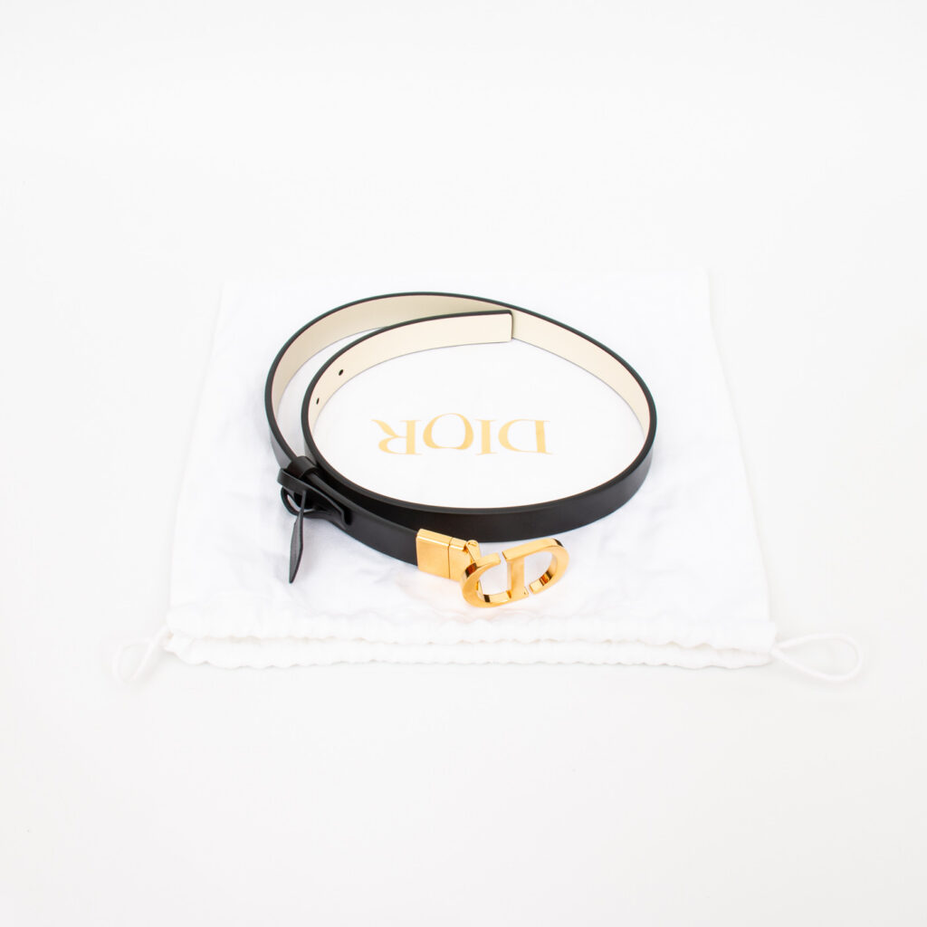 Dior 30 Montaigne Leder Gürtel
