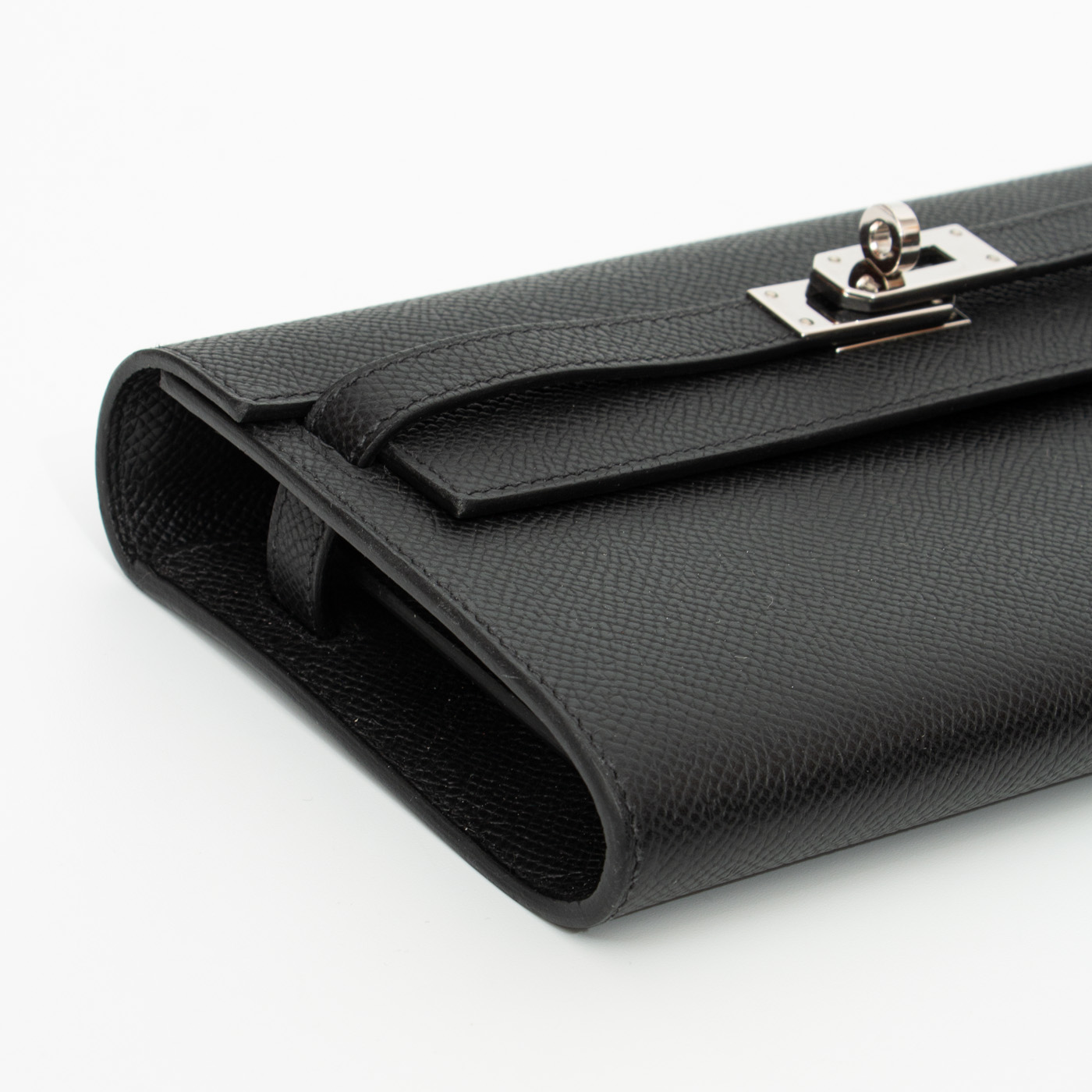 Hermès Kelly to Go Epsom Leder in Noir Schwarz mit Palladium Hardware – Bild 9