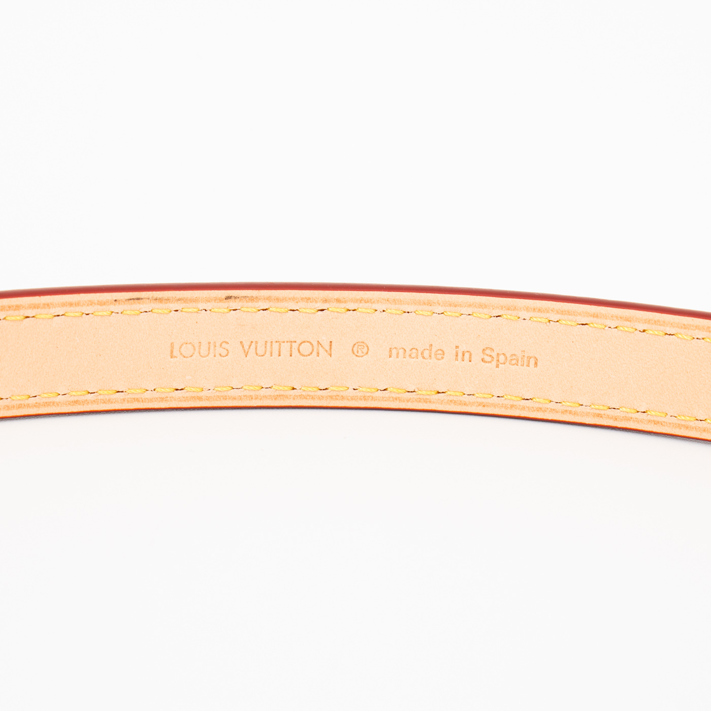 Bracelet Louis Vuitton J52312 JJ0285 en cuir beige – image 4