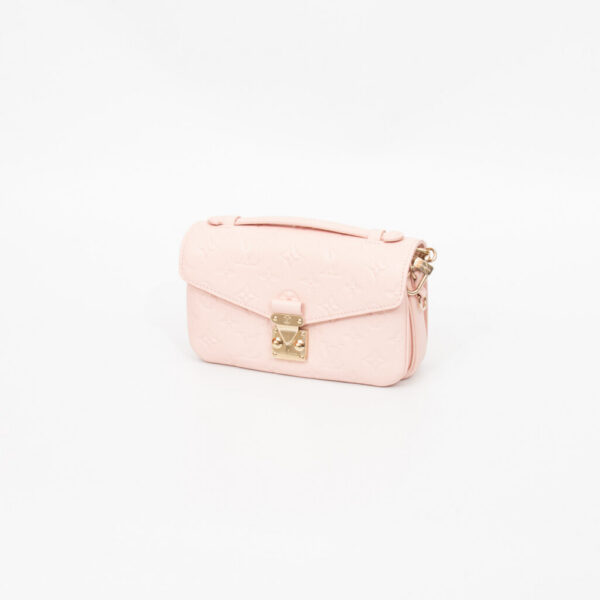 Louis Vuitton Metis East West Monogram Empreinte en cuir rose