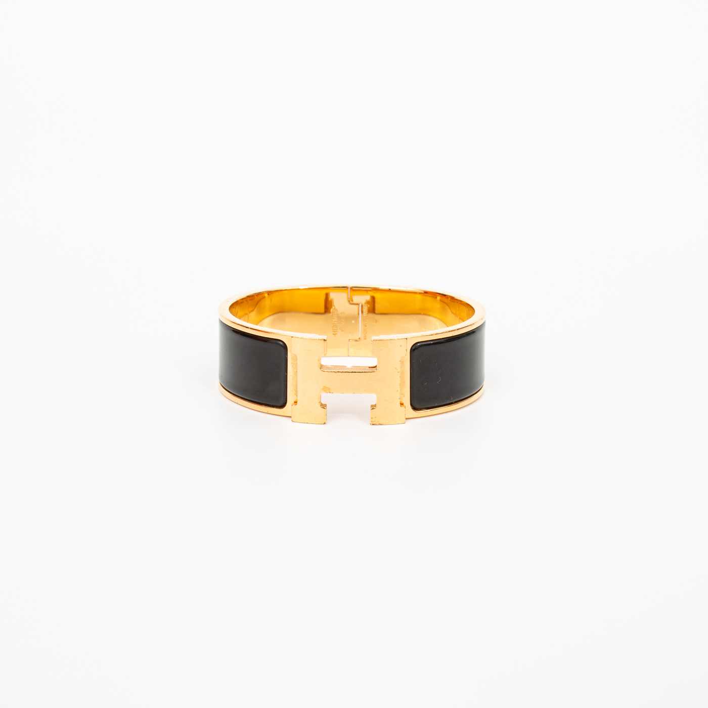 Bracelet Hermès Clic Clac H PM en or noir – Image 2