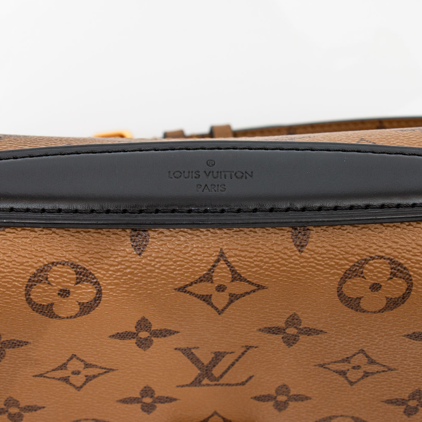 Pochette Métis Louis Vuitton en toile Monogram Reverse marron avec finitions dorées – Image 8