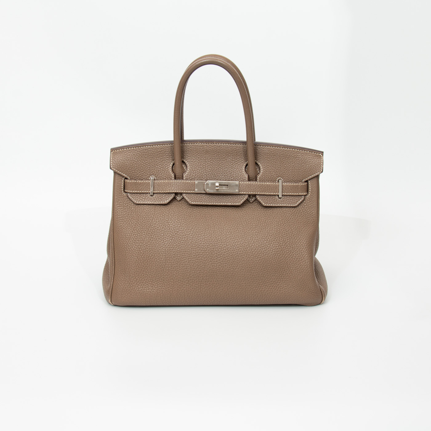 Hermès Tasche Birkin 30 Togo Etoupe Mit Palladium Hardware 2013
