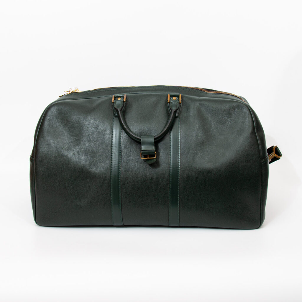 Sac de voyage Louis Vuitton Kendall GM 55 cm, cuir Taïga vert, 1993, SP0913