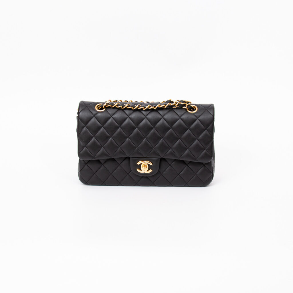 Chanel Tasche Timeless Double Flap Medium Lammleder Schwarz 2015–2016 21779887