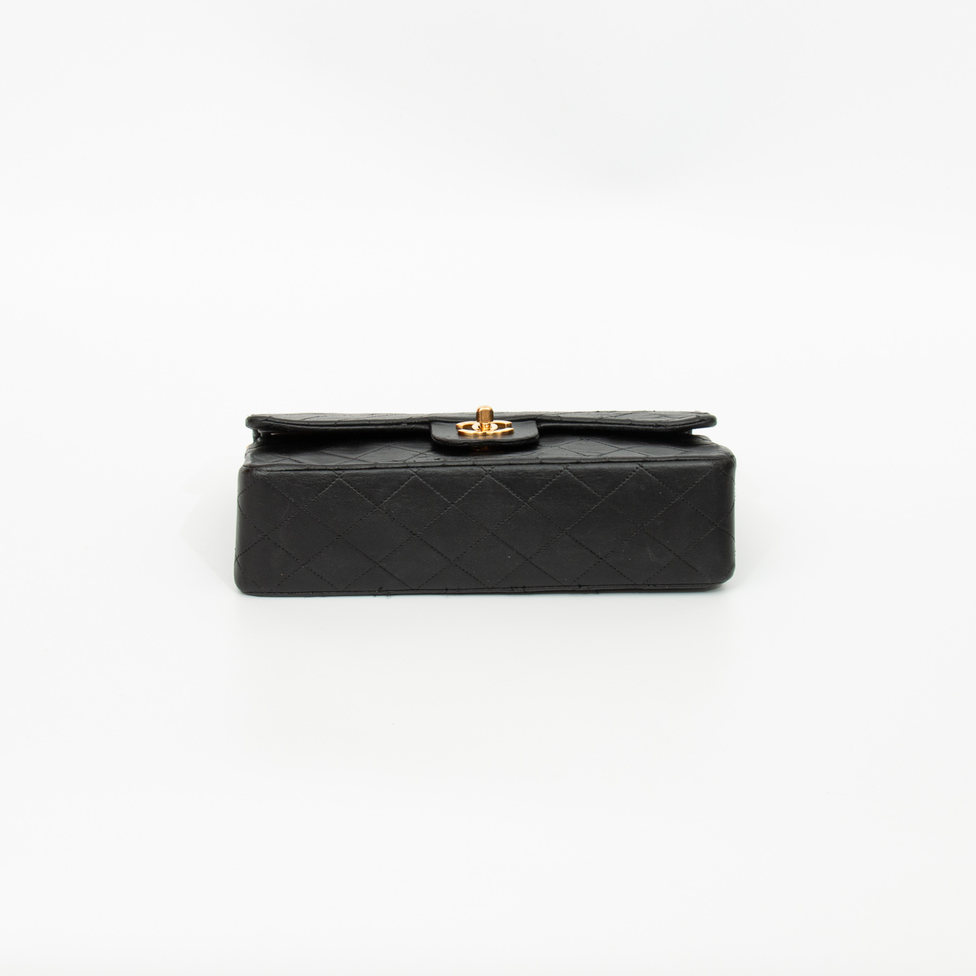 Chanel Tasche Timeless Double Flap Medium Schwarz 1986–1988 0927369 – Bild 5