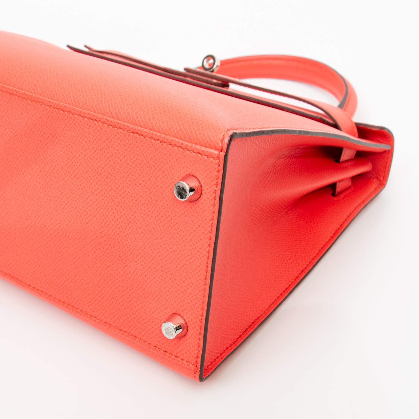 Hermès Kelly 28 Sellier en cuir Epsom Rose Texas 2021 – Image 7