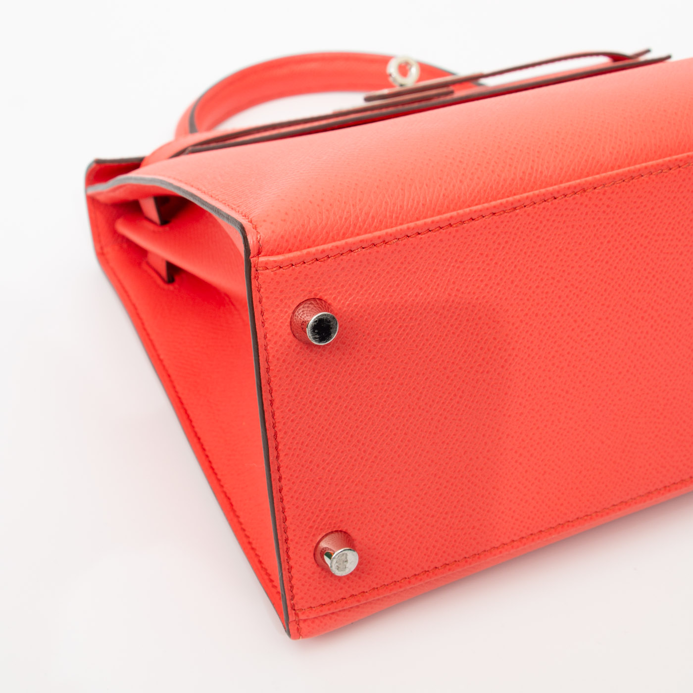 Hermès Kelly 28 Sellier en cuir Epsom Rose Texas 2021 – Image 8