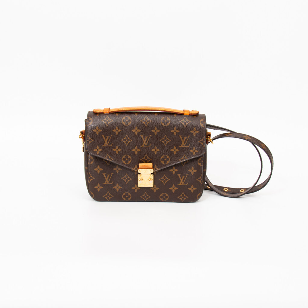 Pochette Métis Louis Vuitton en toile Monogram, marron avec finitions dorées, 2016 DU1146