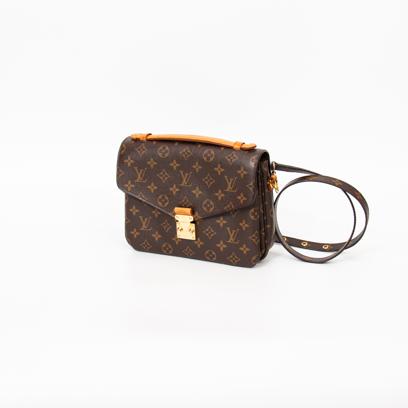 Pochette Métis Louis Vuitton en toile Monogram marron avec finitions dorées 2016 DU1146 – Image 2