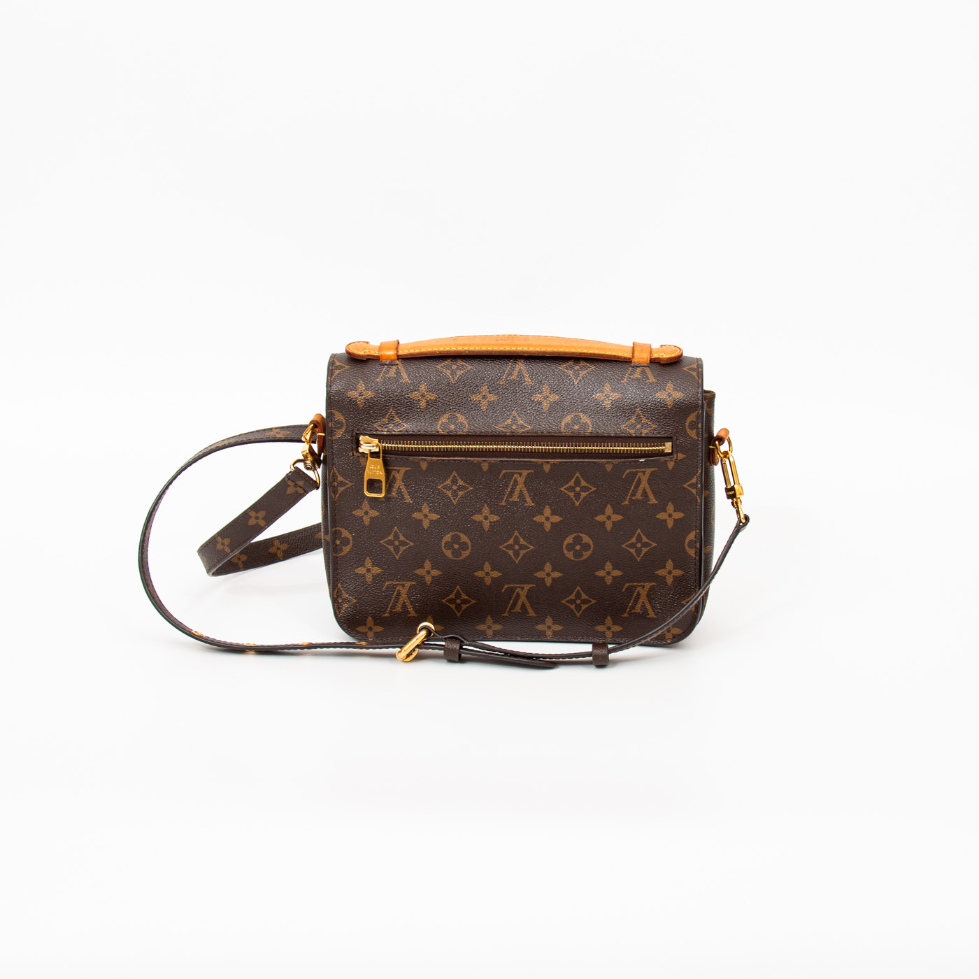 Pochette Métis Louis Vuitton en toile Monogram marron avec finitions dorées 2016 DU1146 – Image 4
