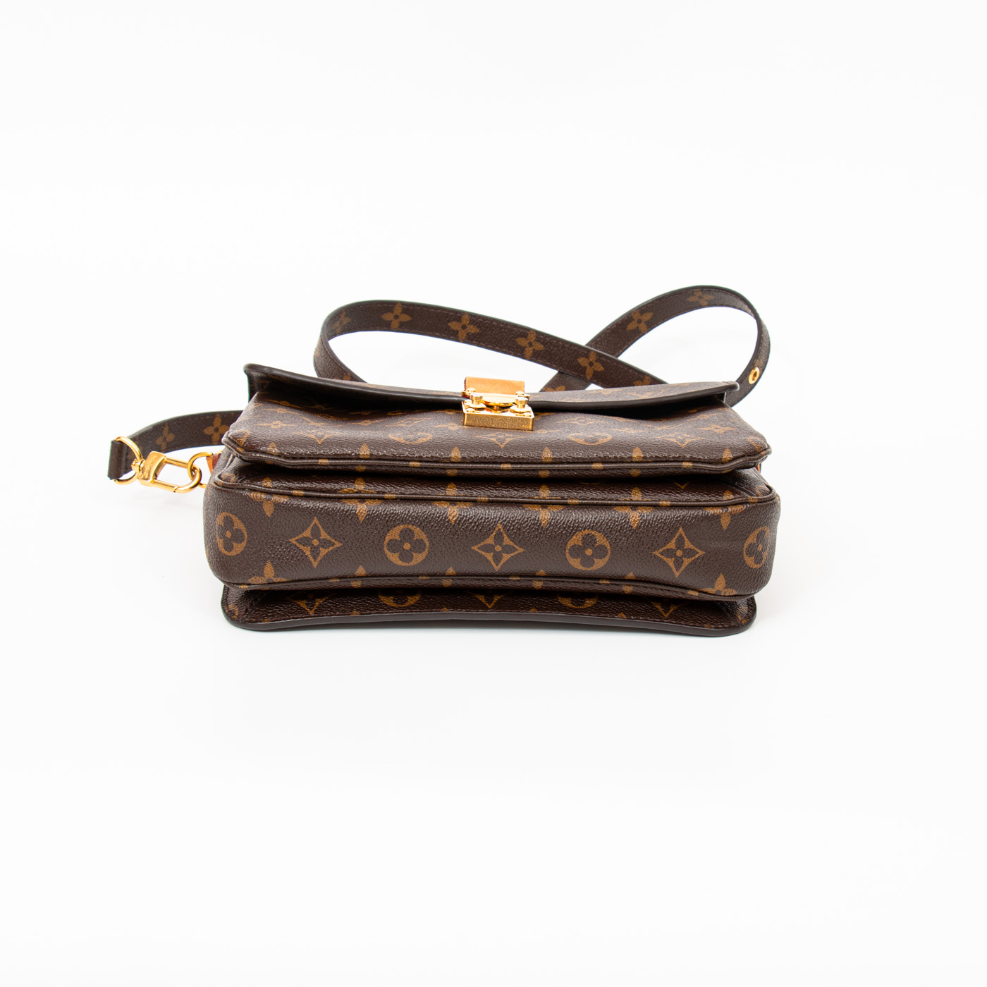 Pochette Métis Louis Vuitton en toile Monogram marron avec finitions dorées 2016 DU1146 – Image 5