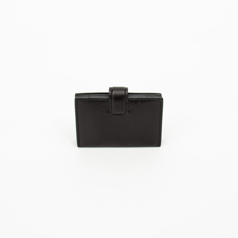 The Row Mini Clutch Kartenetui in Kalbsleder Schwarz – Bild 1