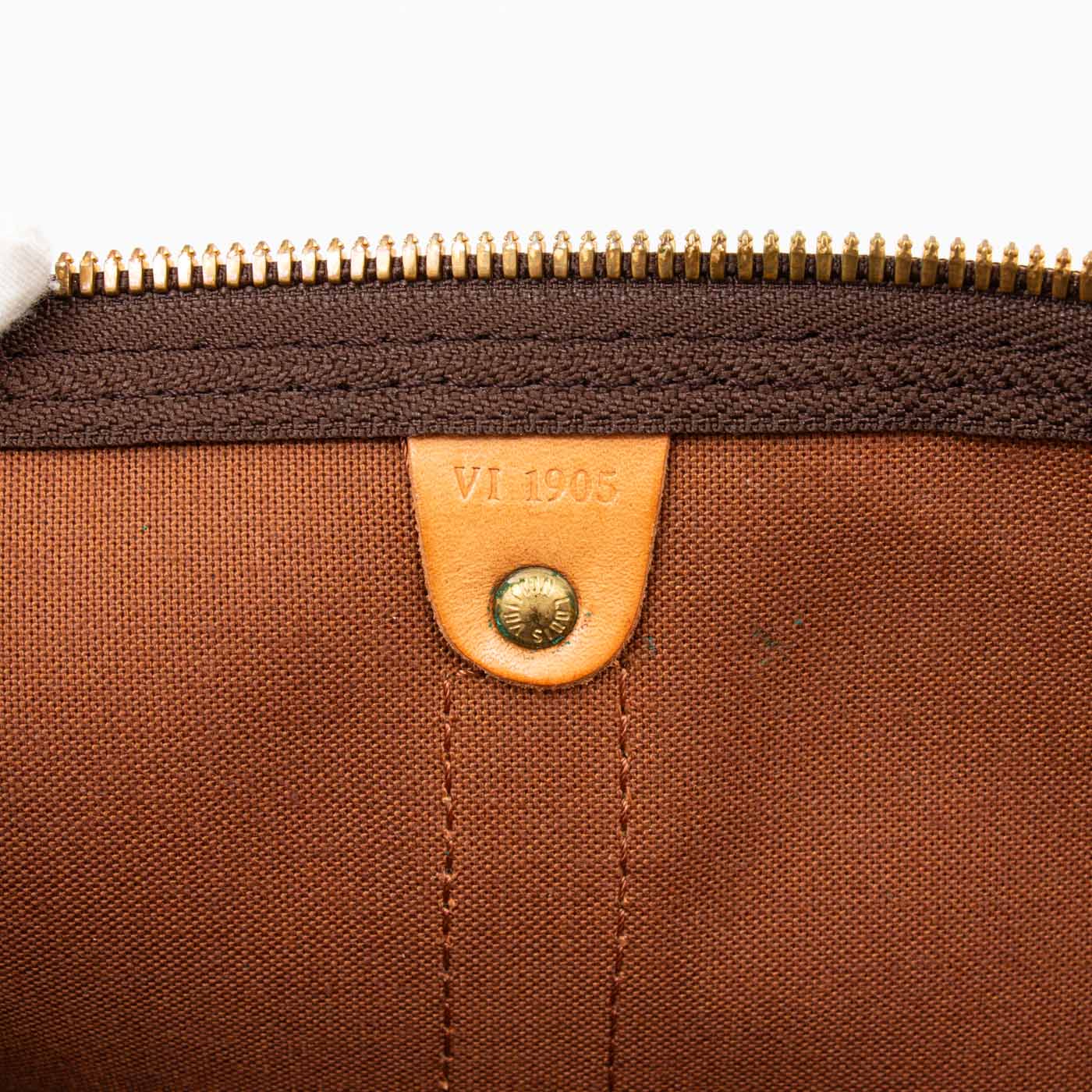 Louis Vuitton Tasche Keepall Bandoulière 60 Monogram Canvas 1995 VI1905 – Bild 10