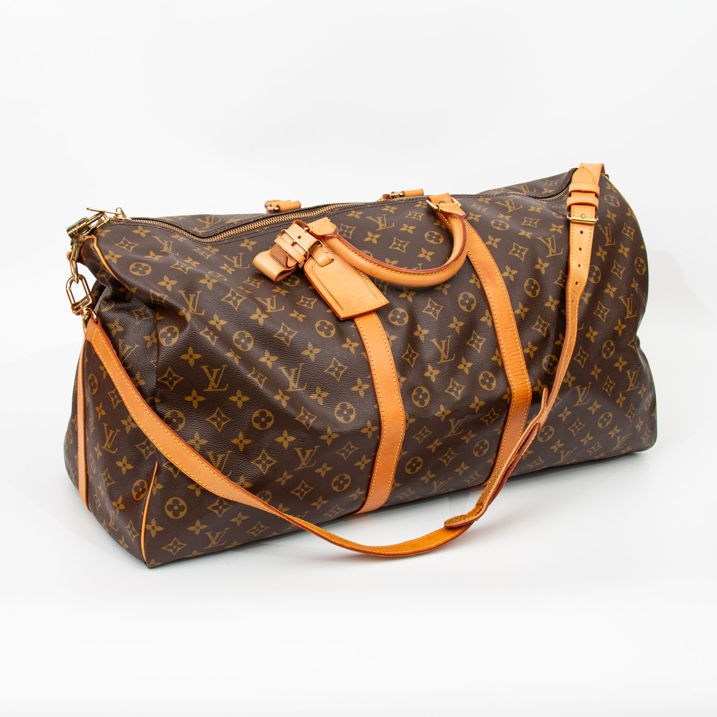 Louis Vuitton Tasche Keepall Bandoulière 60 Monogram Canvas 1995 VI1905 – Bild 3