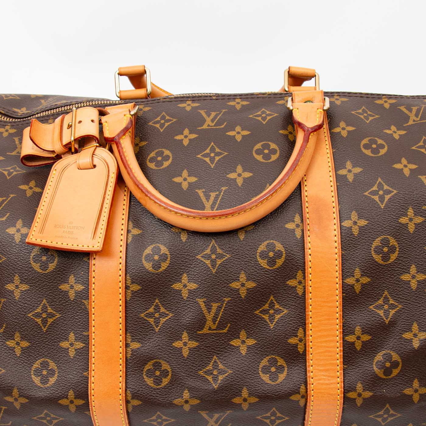 Louis Vuitton Tasche Keepall Bandoulière 60 Monogram Canvas 1995 VI1905 – Bild 6