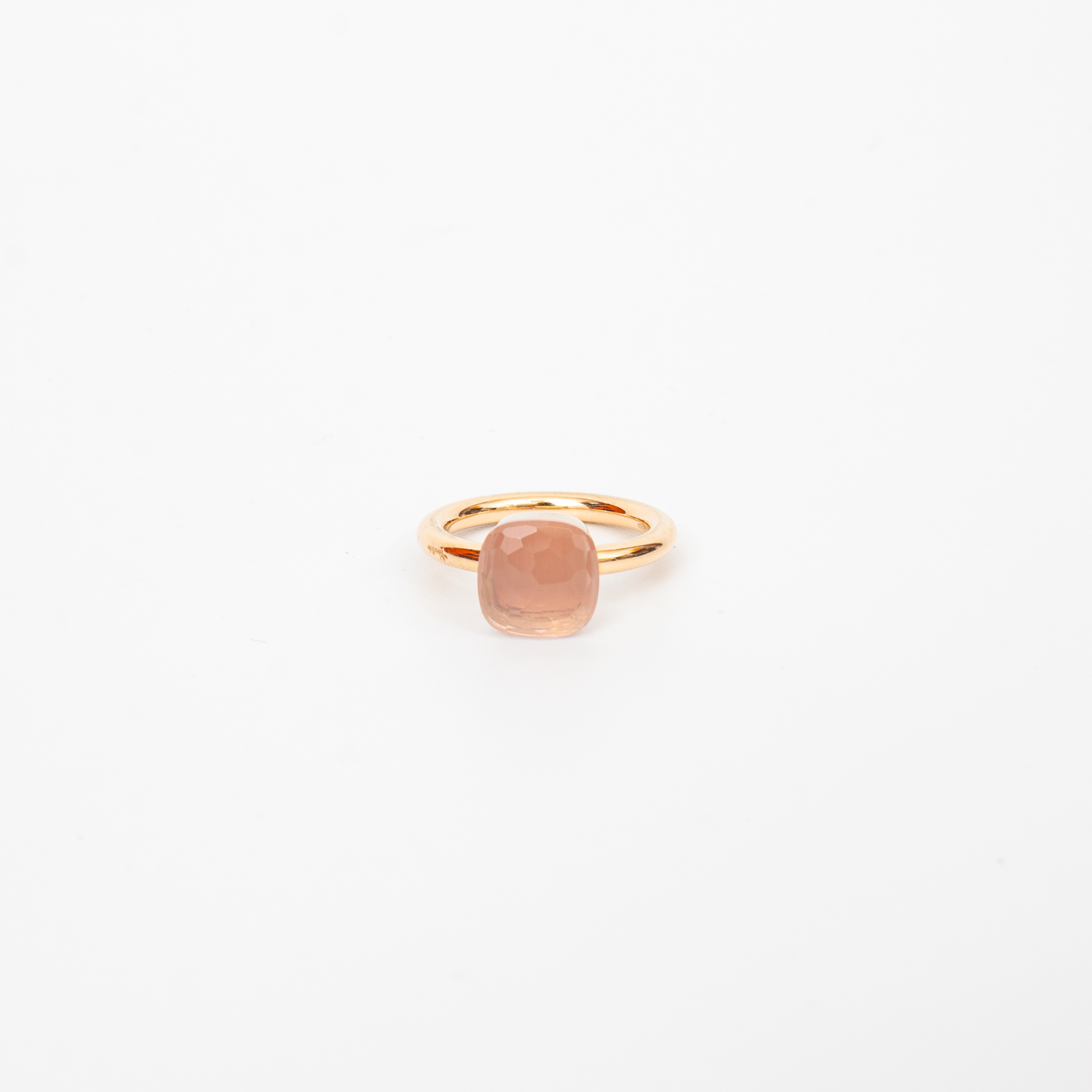 Pomellato Nudo Classic Ring aus Gold mit Rosenquarz – Bild 2
