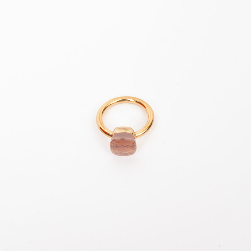 Pomellato Nudo Classic Ring aus Gold mit Rosenquarz – Bild 3